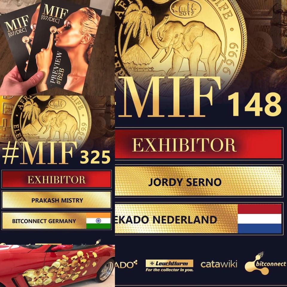 The MIF exhibitor keycord badges are custom made with dedication